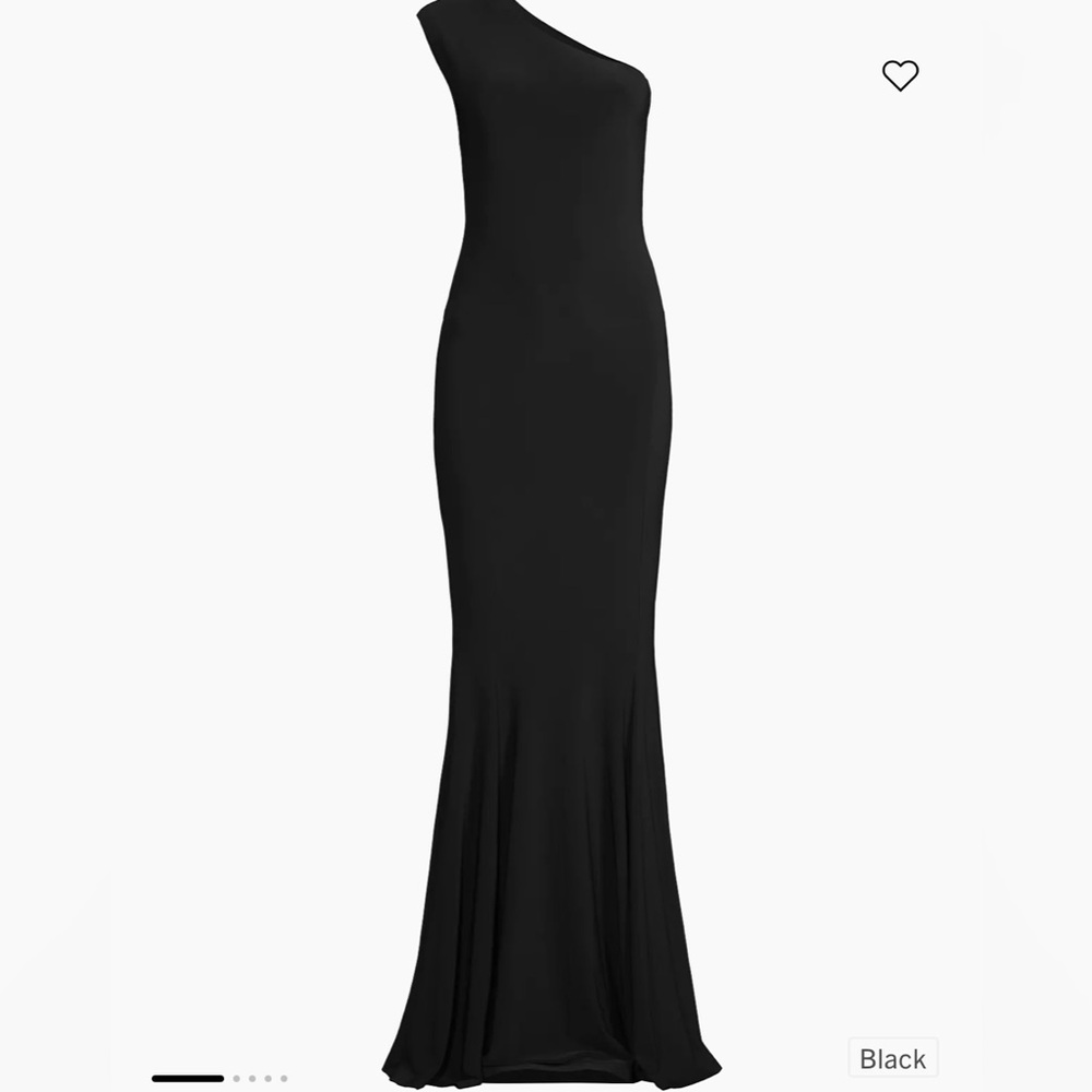 Norma Kamali one shoulder mermaid dress